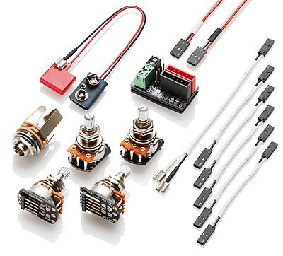 EMG Wiring Kit for 1 or 2 Active Pickups