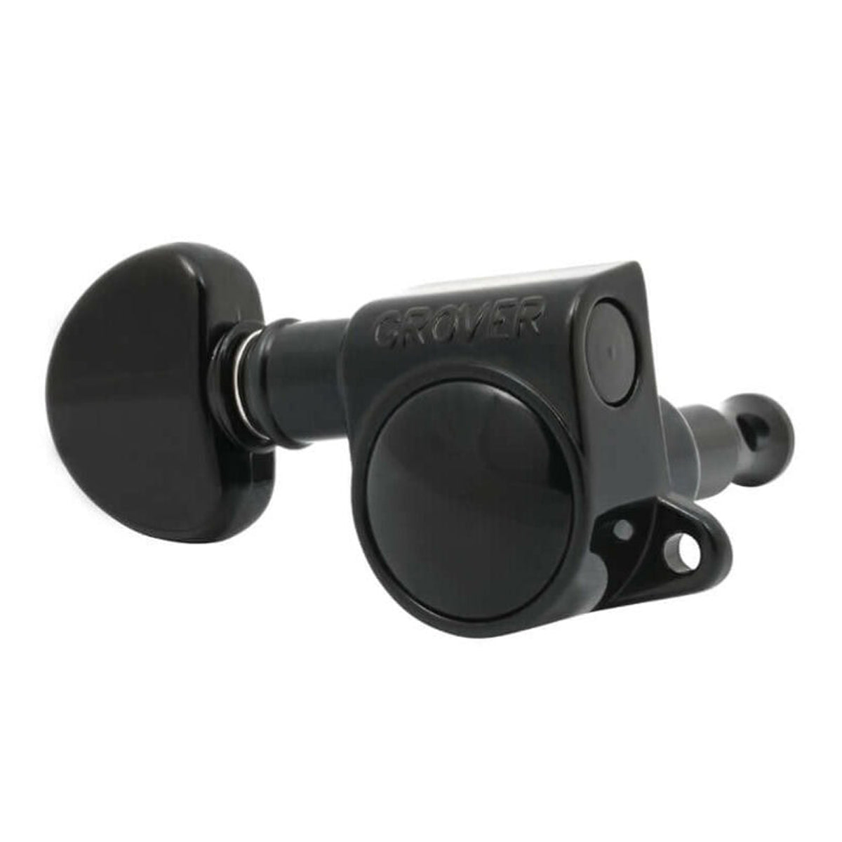 Grover Mid-Size Rotomatic 18 Series ~ 12-String ~ Black Chrome