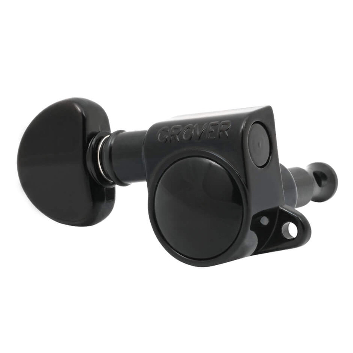 Grover Mid-Size Rotomatic 18 Series ~ 3+3 ~ Black Chrome