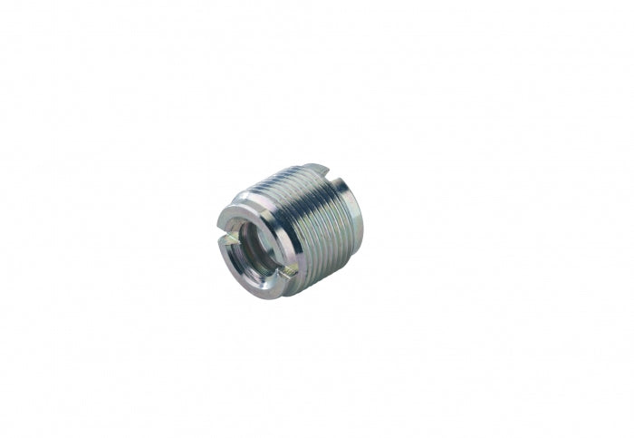 K&M Thread Adapter Zinc Plated 1/2" - 3/8"