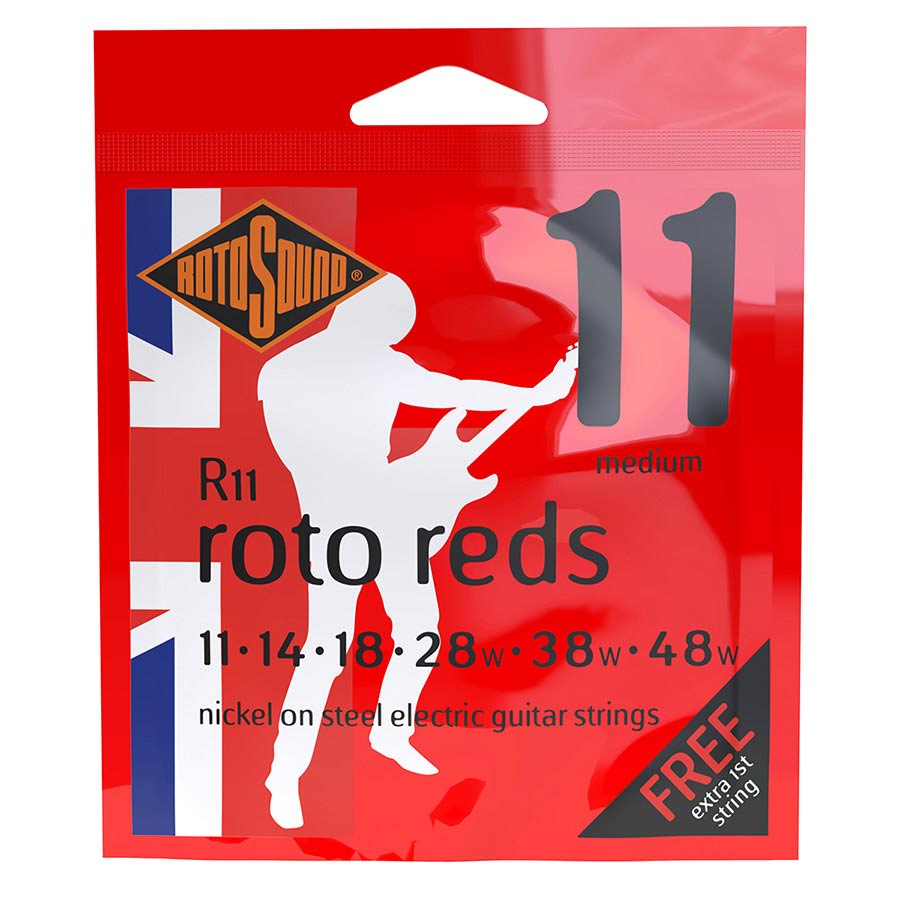 Roto Reds 11-48 Nickel Wound Electric Guitar Strings