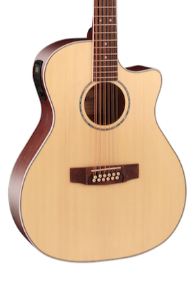 Cort GA MEDX 12-String - Open Pore Natural