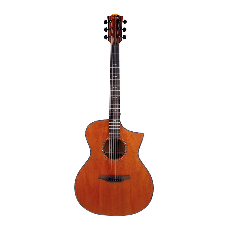 Bromo Tahoma Electro Acoustic Guitar Cutaway Mahogany