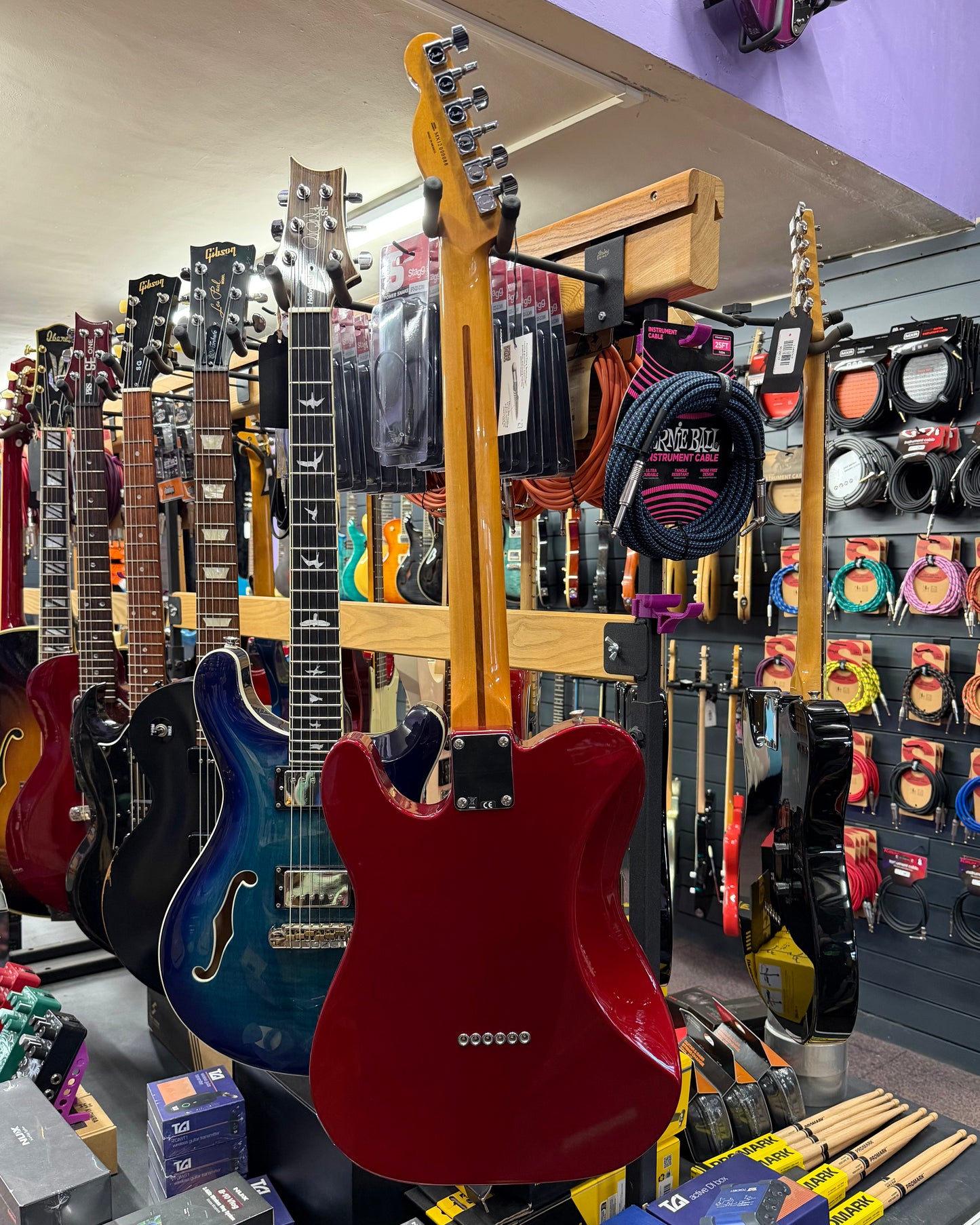 Fender Blacktop Tele HH - Candy Apple Red