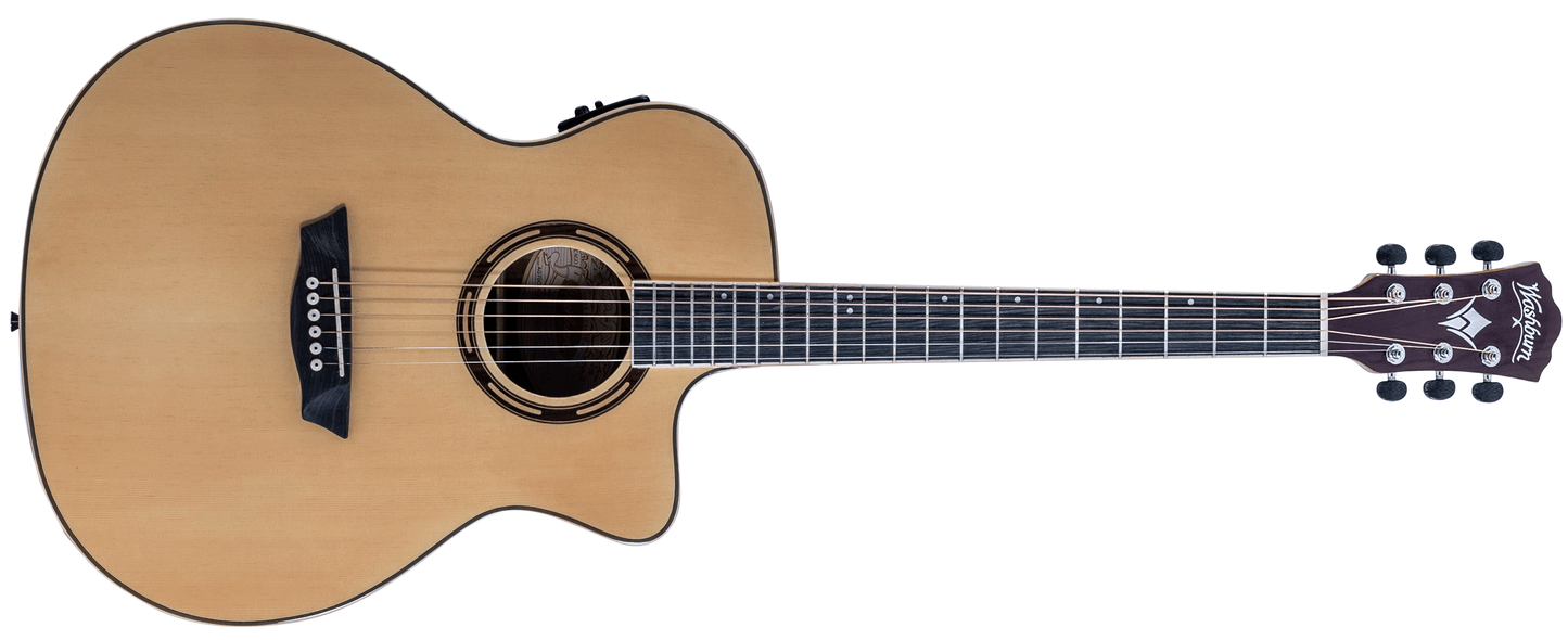 Washburn AG70CE Grand Auditorium - Natural
