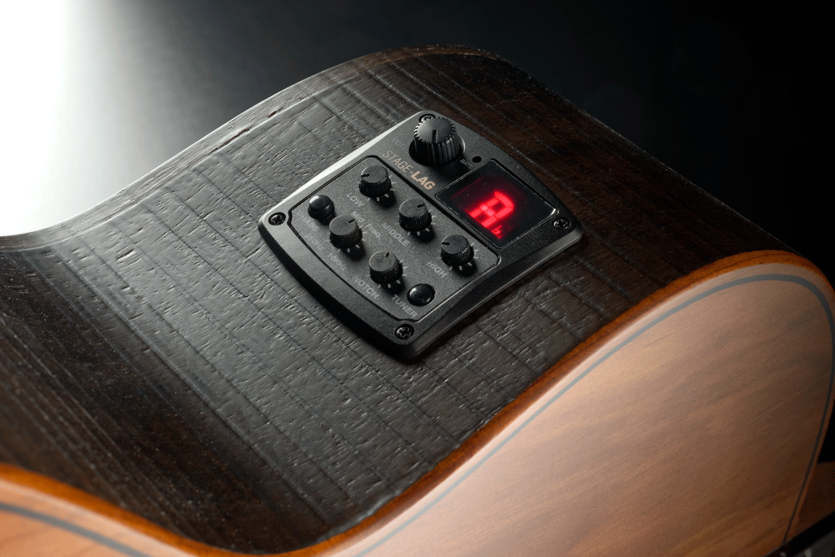 LAG Sauvage Dreadnought Cutaway Electro