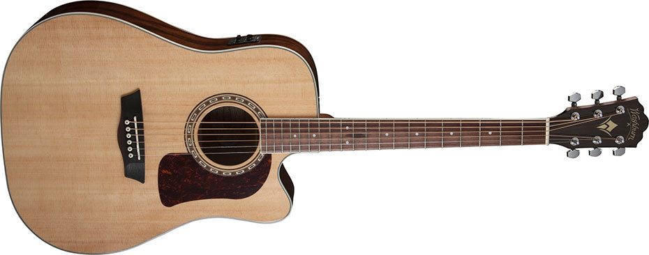 Washburn D10SCE Heritage Dreadnought Cutaway - Natural