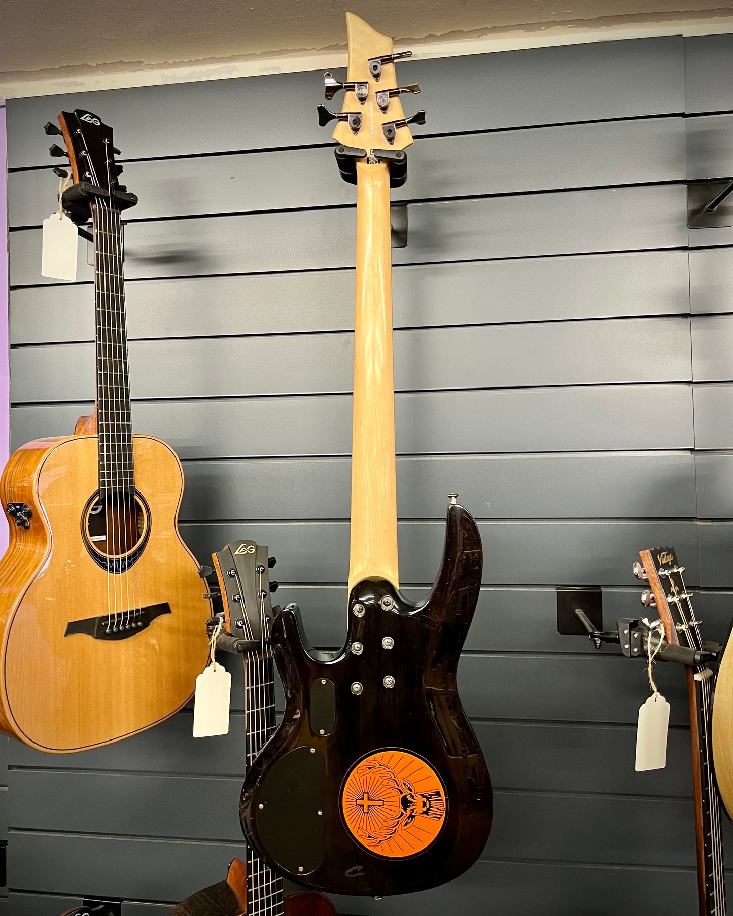 LTD B-155 5-String Bass - Trans Black (#IR0636437)