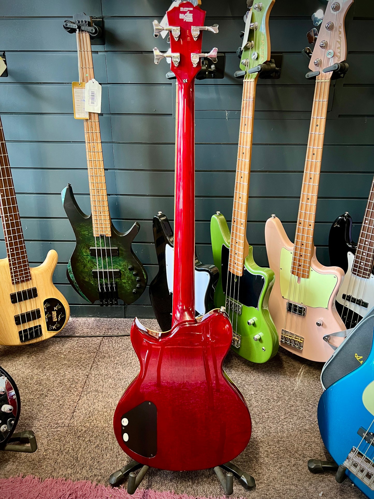 Washburn WB66 - Translucent Cherry Red