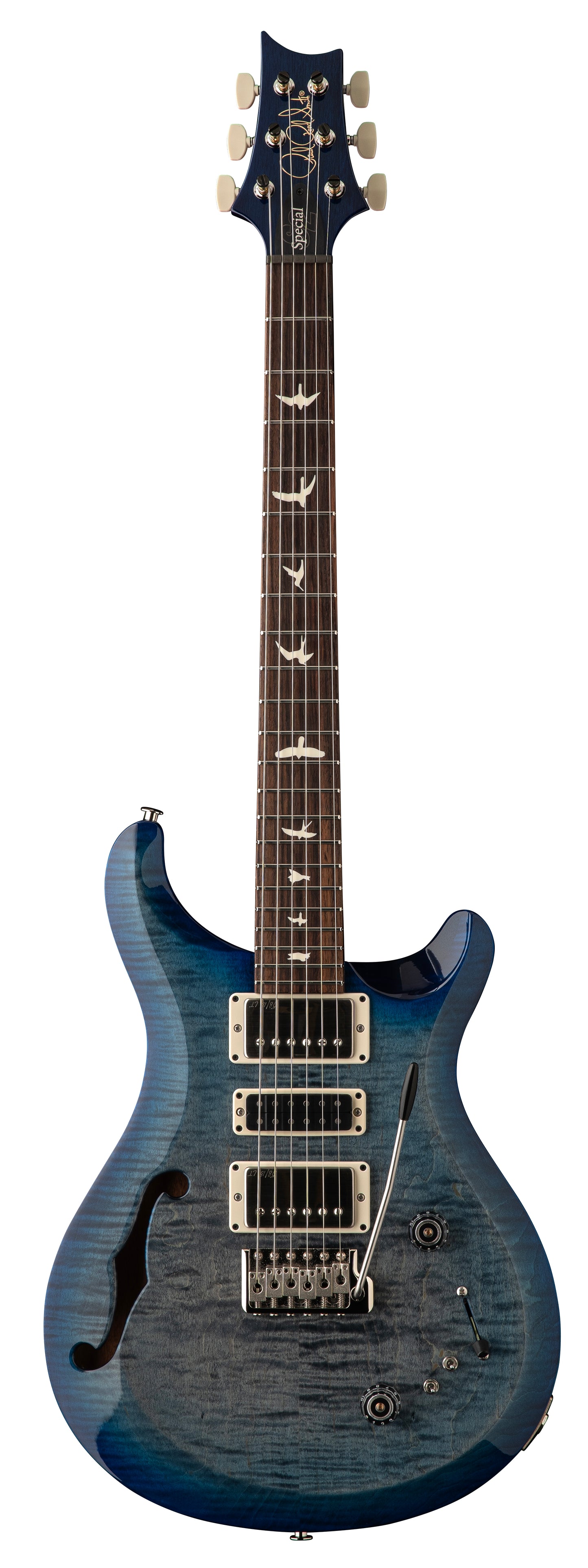 PRS S2 Special Semi-Hollow - Faded Gray Black Blue Burst