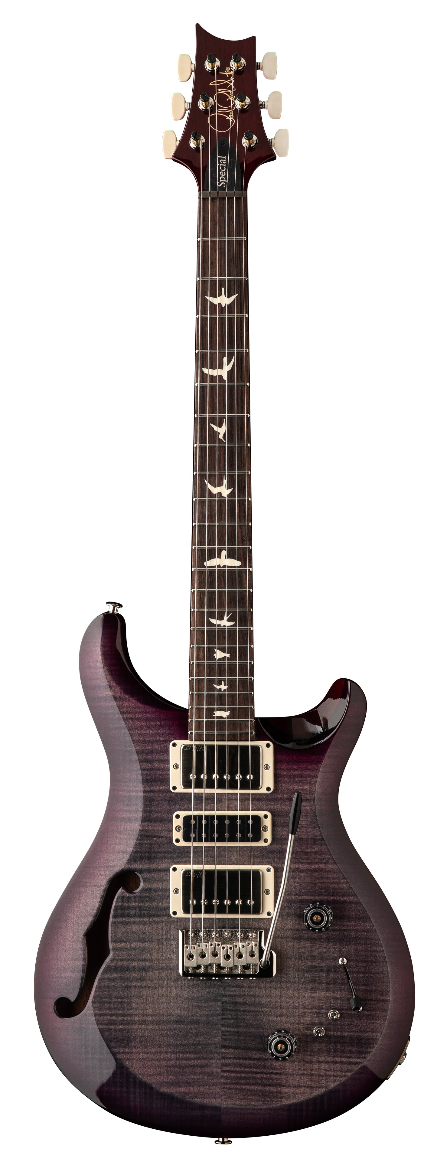PRS S2 Special Semi-Hollow - Faded Gray Black Purple Burst