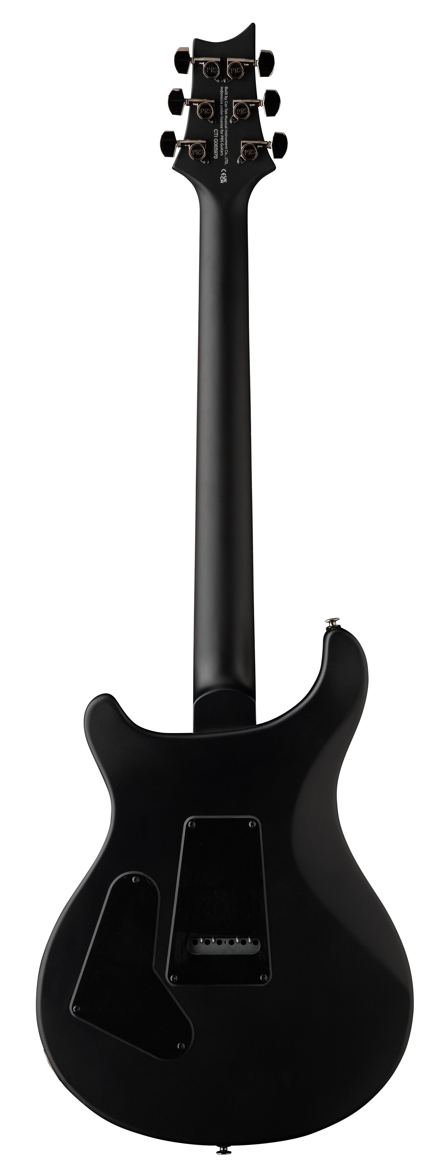 PRS SE Exotic Custom 24-08 Poplar Burl - Charcoal Cherry Midnight Burst