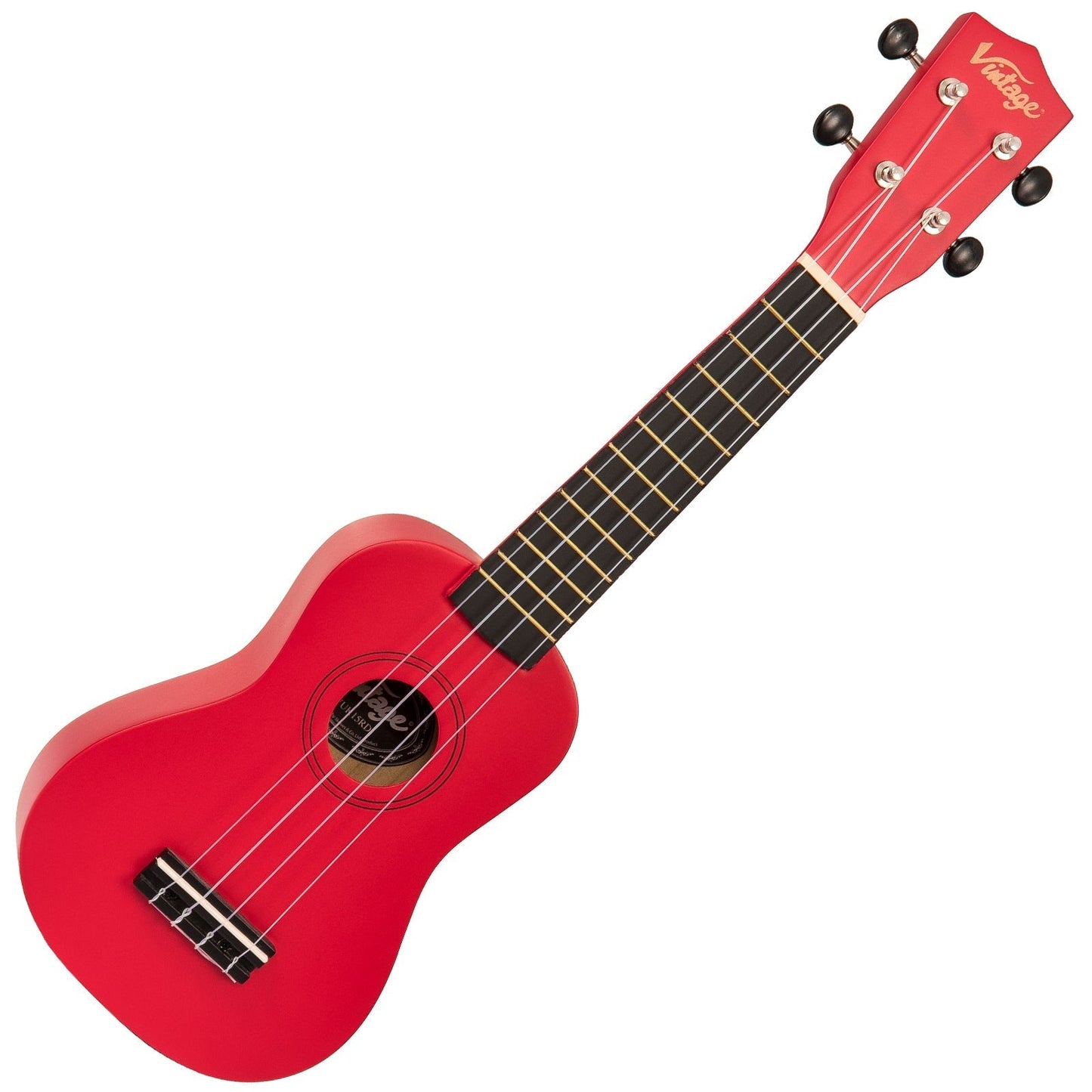 Vintage Soprano Ukulele - Satin Red