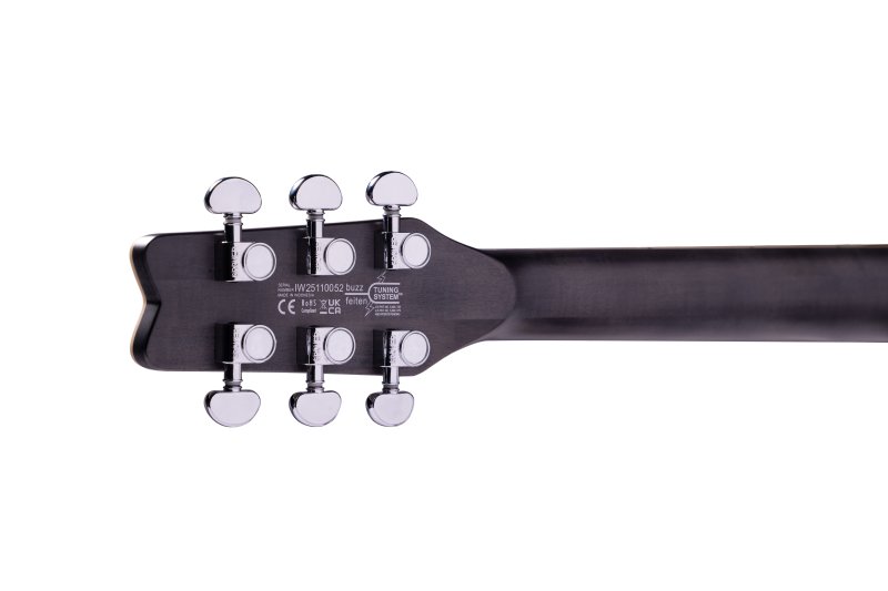 Washburn Hawk Semi-Hollow - Trans Black
