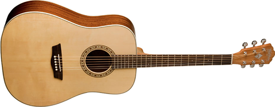 Washburn D7S Harvest Dreadnought - Natural Gloss