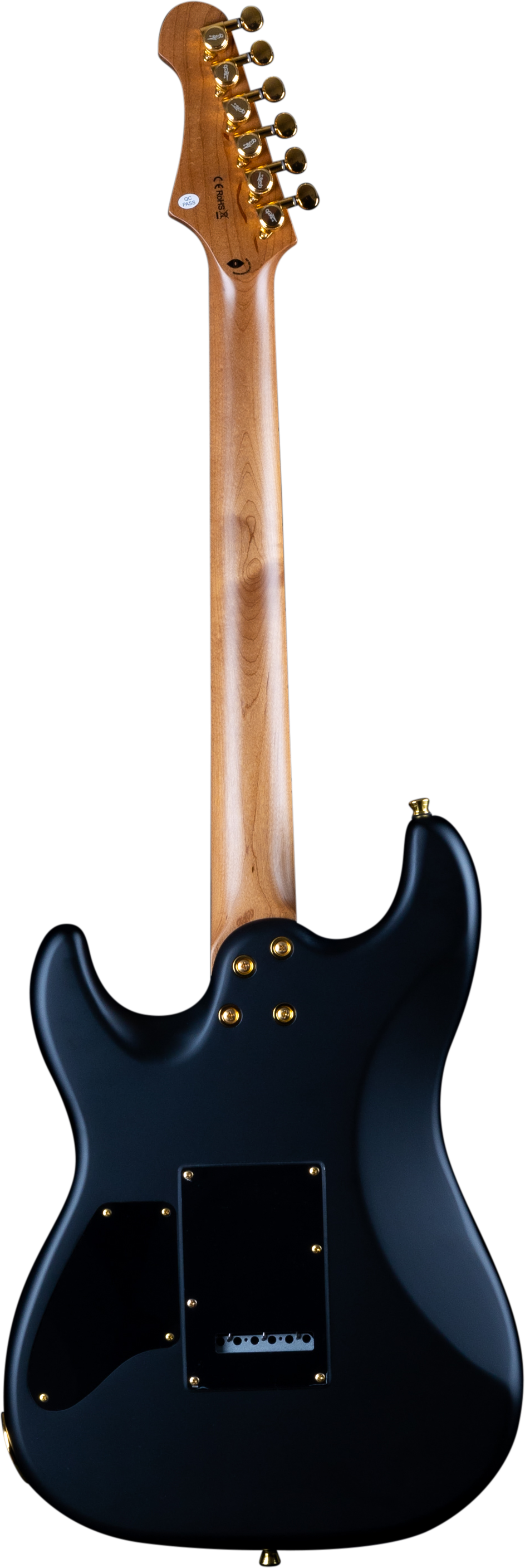 JET JS700 Electric Guitar - Matt Black (Gold Hardware)