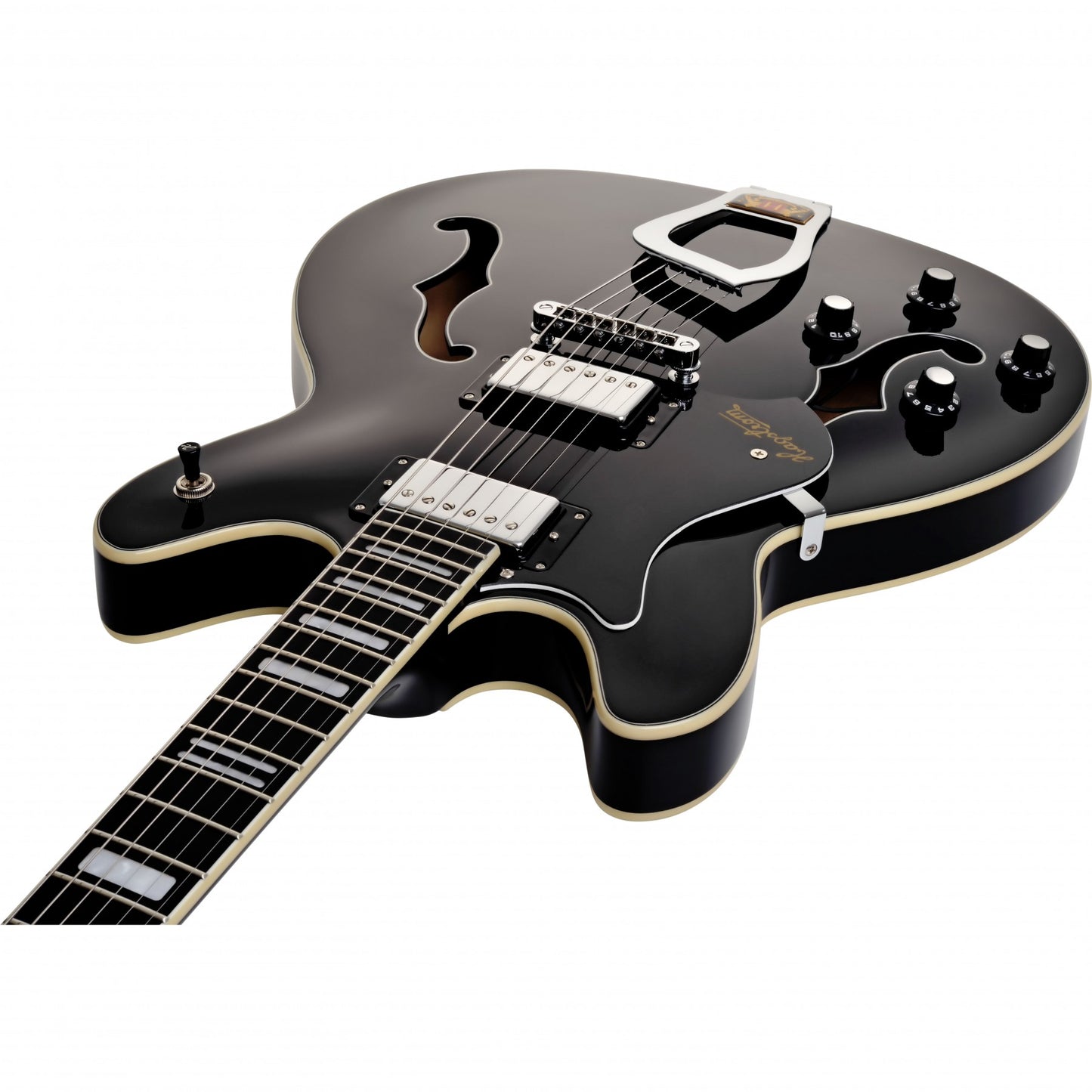 Hagstrom Viking Left-Handed - Black Gloss