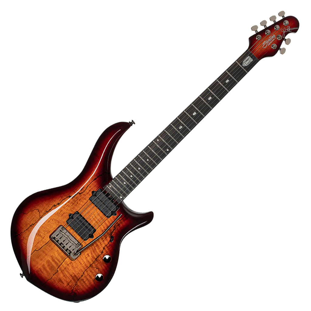 Sterling by Music Man Majesty Dimarzio - Blood Orange Burst