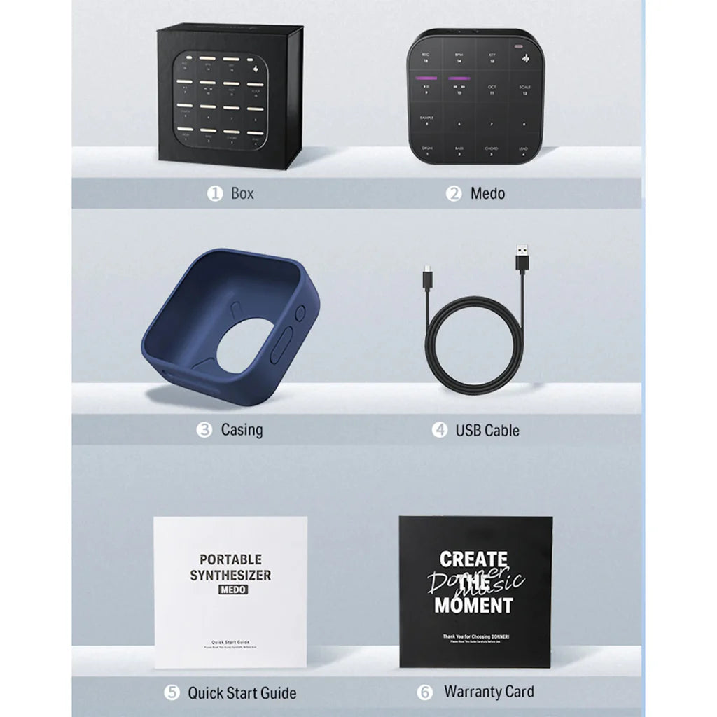 Donner MEDO Multi-function Portable Synthesizer