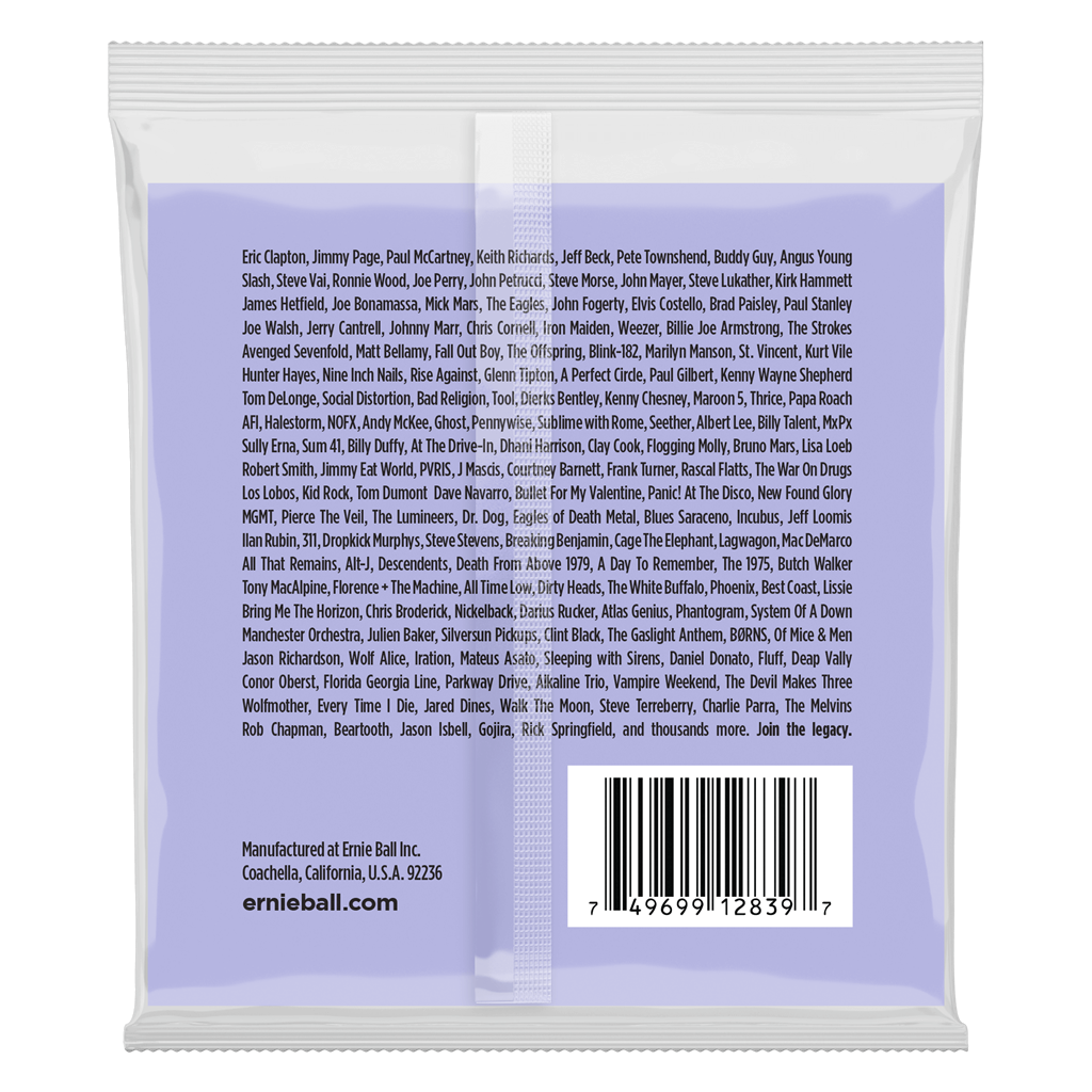 Ernie Ball 6 String Baritone Slinky Nickel Wound Electric Guitar Strings - 13-72