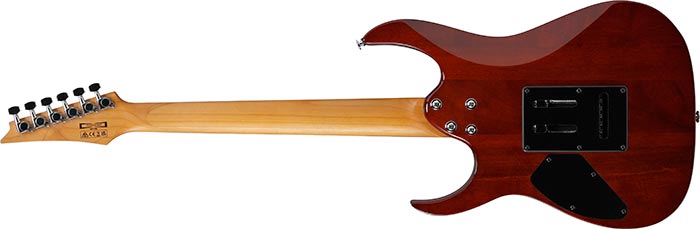 Ibanez GIO RG Series GRG220PA1-BKB - Transparent Brown Black Sunburst