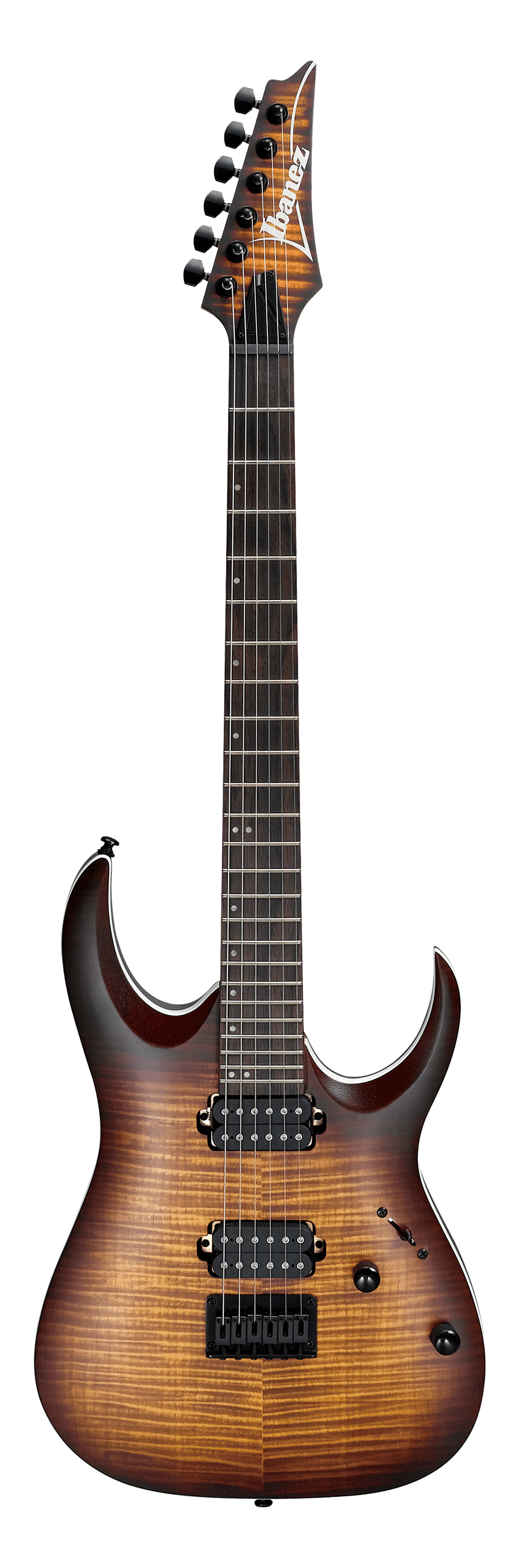 Ibanez RGA42FM-DEF - RGA Series Flamed Maple - Dragon Eye Burst Flat