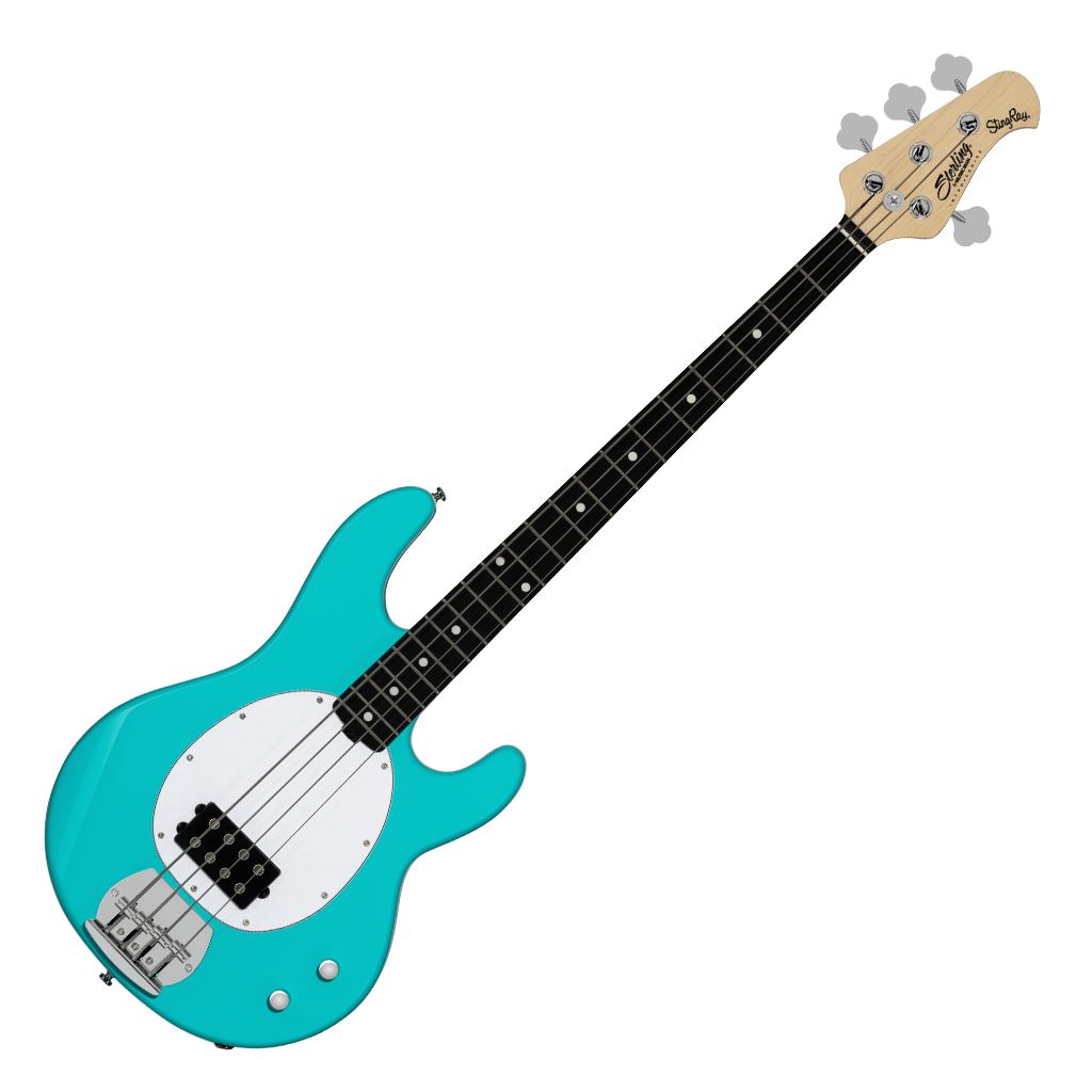 Sterling by Music Man Intro Series Stingray RAY2 Amaranth Neck - Electric Blue