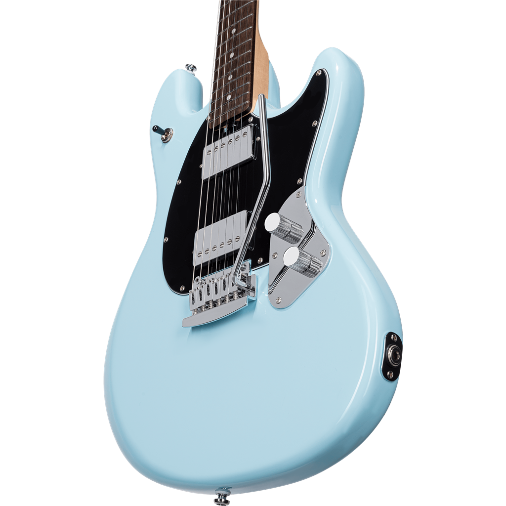 Sterling by Music Man Sub Stingray Guitar - Daphne Blue