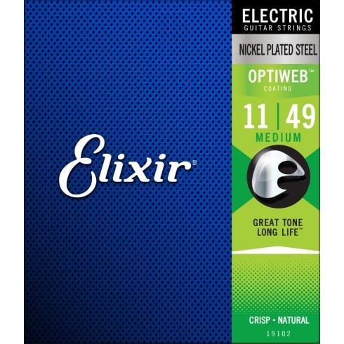 Elixir Optiweb 11 49 Medium Guitar Strings The Guitar Tech