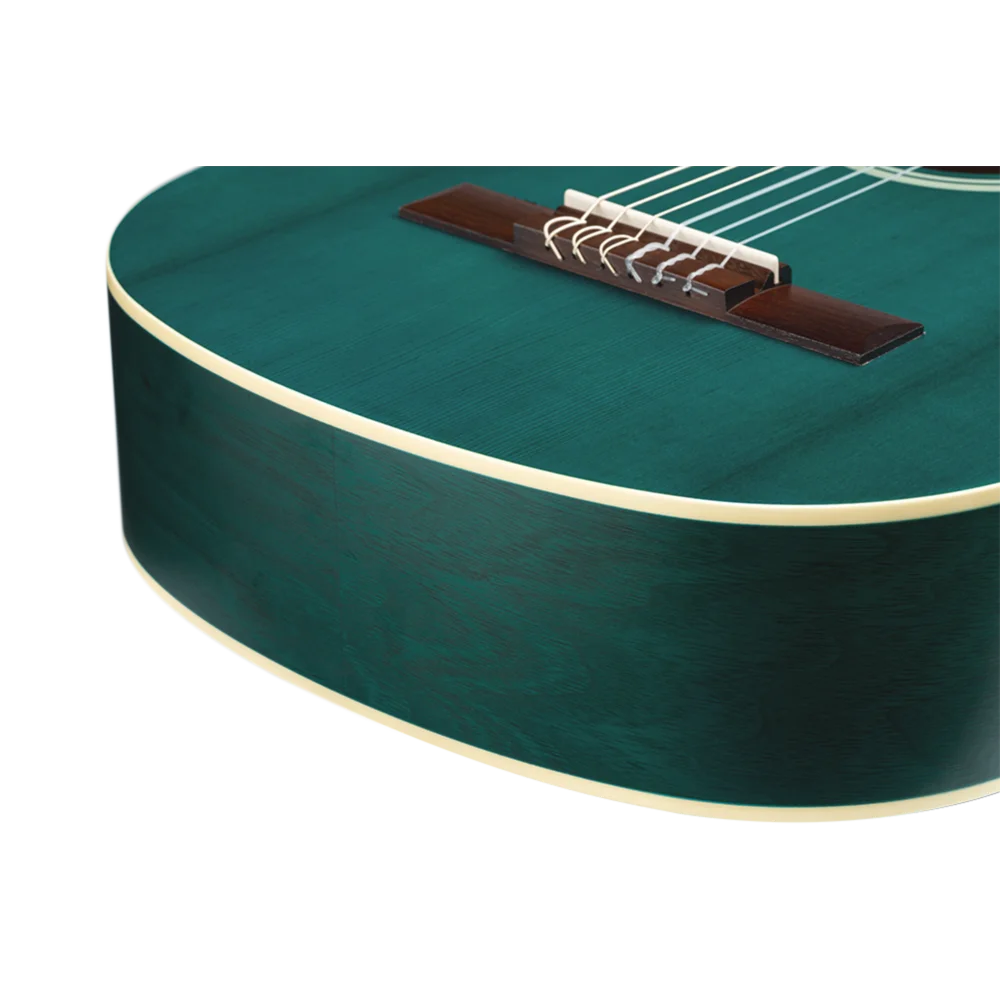 Ortega Student Series 3/4 Size - Spruce/Catalpa - Satin Ocean Blue