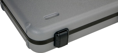 Fender Deluxe Moulded Strat/Tele Case - Silver/Blue