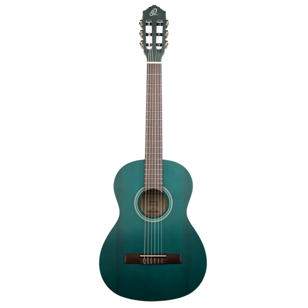 Ortega Student Series 3/4 Size - Spruce/Catalpa - Satin Ocean Blue