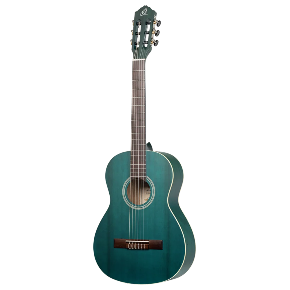 Ortega Student Series 3/4 Size - Spruce/Catalpa - Satin Ocean Blue