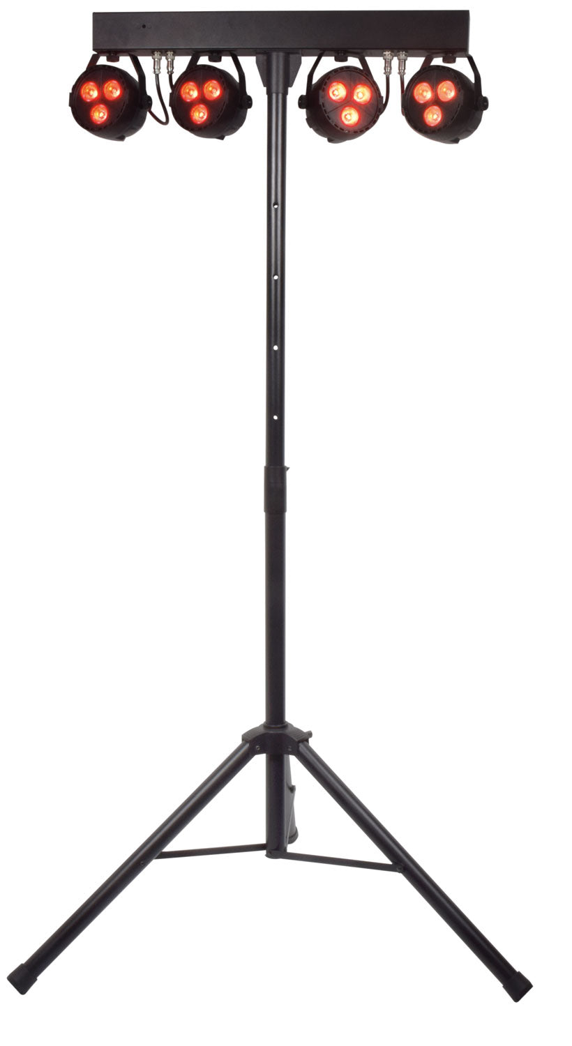 QTX Recharge Performer: LED PAR Bar w/ Tripod