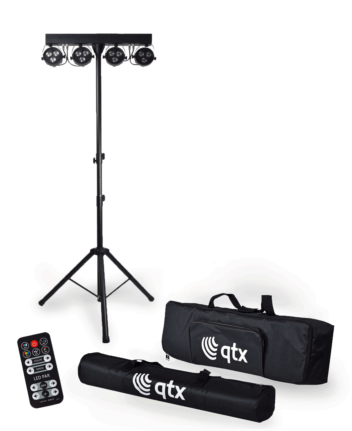 QTX Recharge Performer: LED PAR Bar w/ Tripod