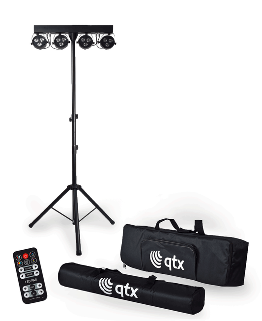 QTX Recharge Performer: LED PAR Bar w/ Tripod