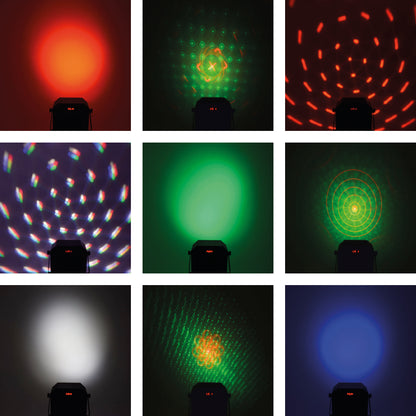 QTX Pentaflash: 5-in-1 LED & Laser Effect