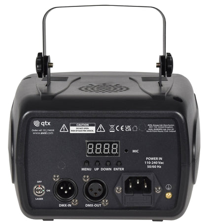 QTX Butterfly: 3-in-1 LED & Laser Effect