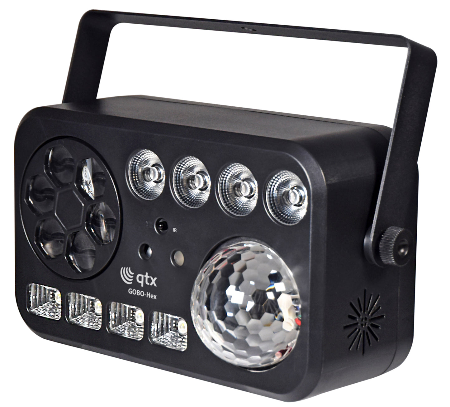 QTX GOBO Hex: 6-in-1 LED & Laser Effect