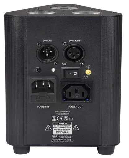 QTX Tri-PAR: Rechargeable Triple PAR Uplighter