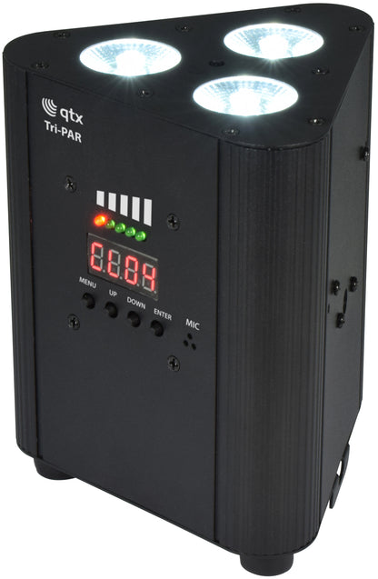 QTX Tri-PAR: Rechargeable Triple PAR Uplighter
