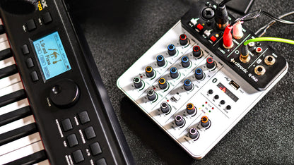 Q-PAD Mini Mixer with USB/BT and Audio Interface