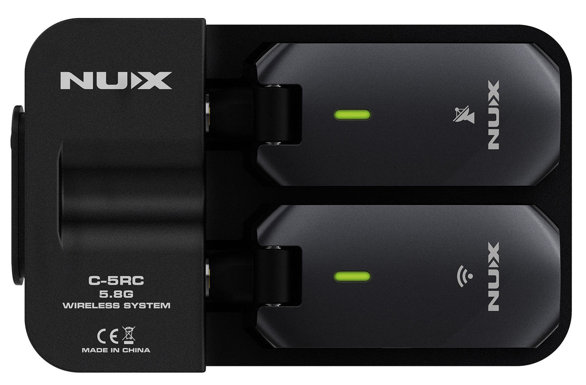 Nu-X C-5RC Rechargeable Wireless 5.8GHz Guitar Bug Set
