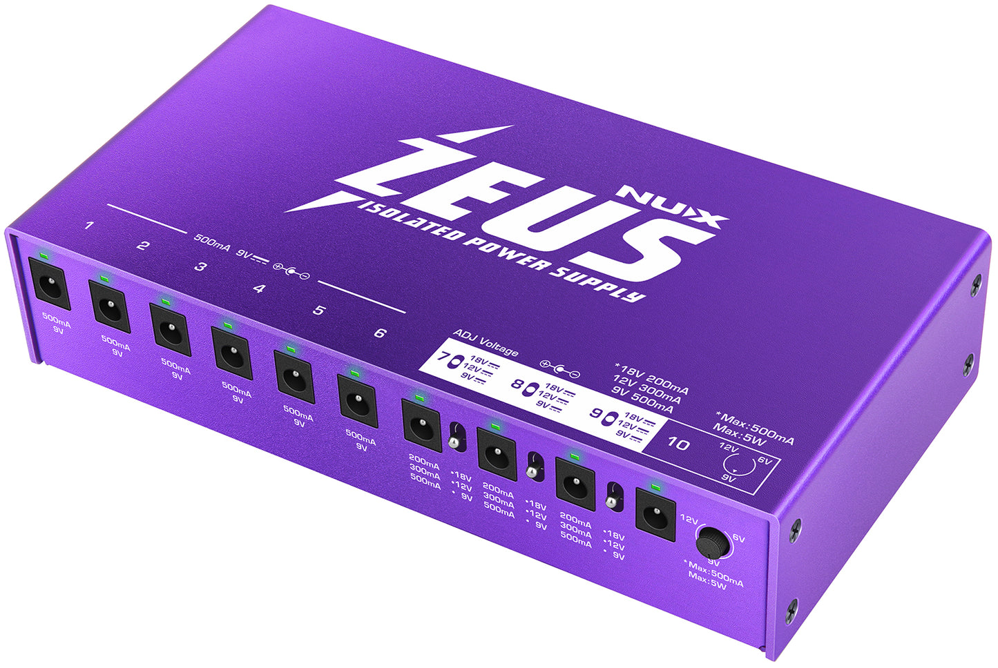 Nu-x Zeus Guitar Pedal Power Supply