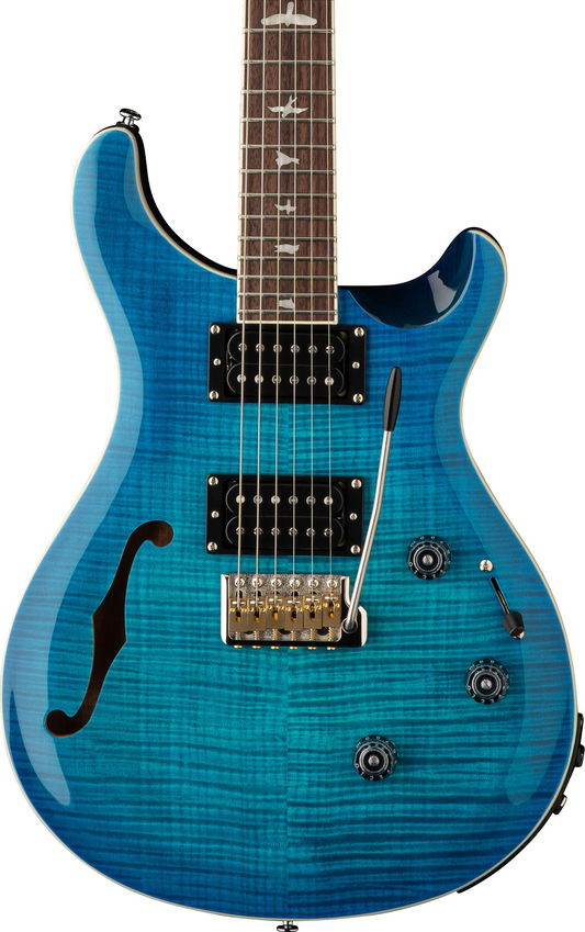 PRS SE Custom 24 Semi-Hollow Piezo - Lake Blue