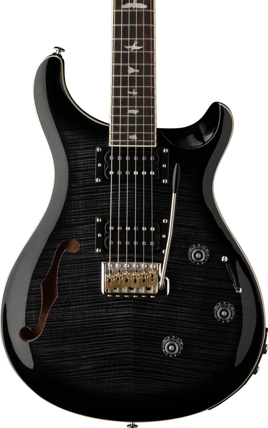 PRS SE Custom 24 Semi-Hollow Piezo - Charcoal