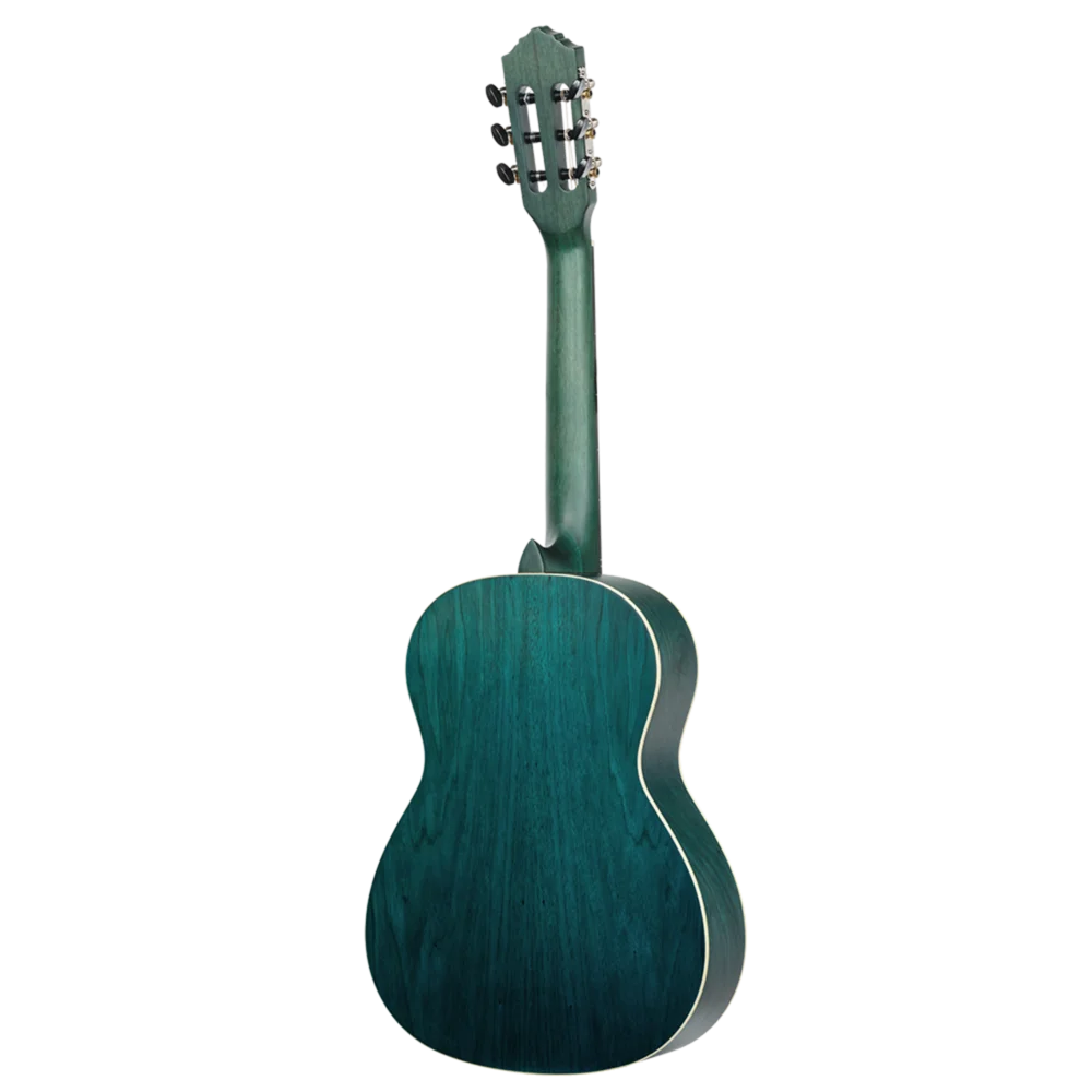 Ortega Student Series 3/4 Size - Spruce/Catalpa - Satin Ocean Blue