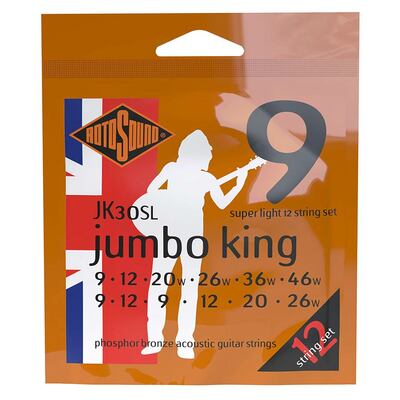 Rotosound JK30 Jumbo King 12-String 9-46