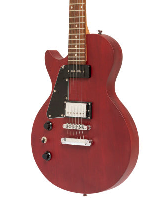 Stagg Standard Series Singlecut Electric Guitar, Left Handed - Open Pore Mahogany