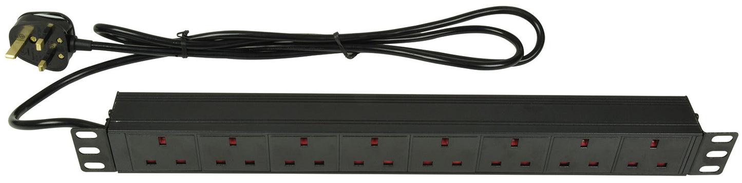 19" Rackmount Power Distribution Units - 8-Gang